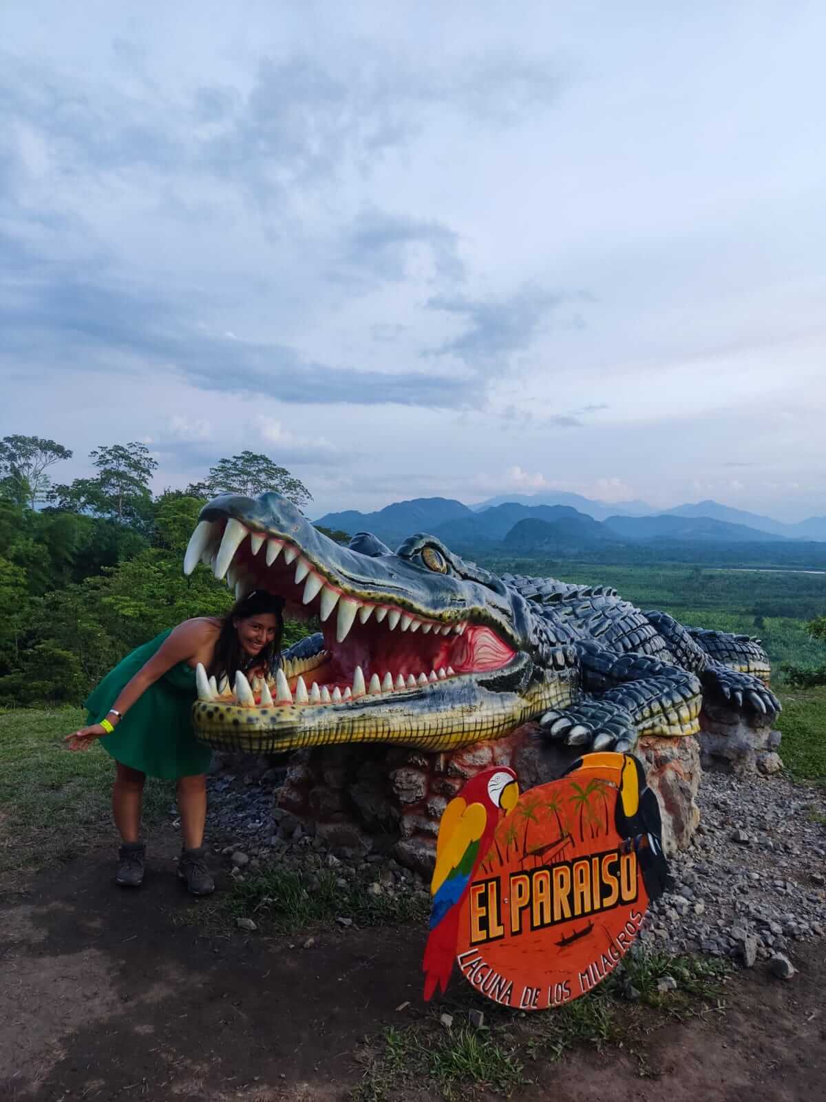 salida del rio perdido  en el ingreso al parque nacional de tingo maria