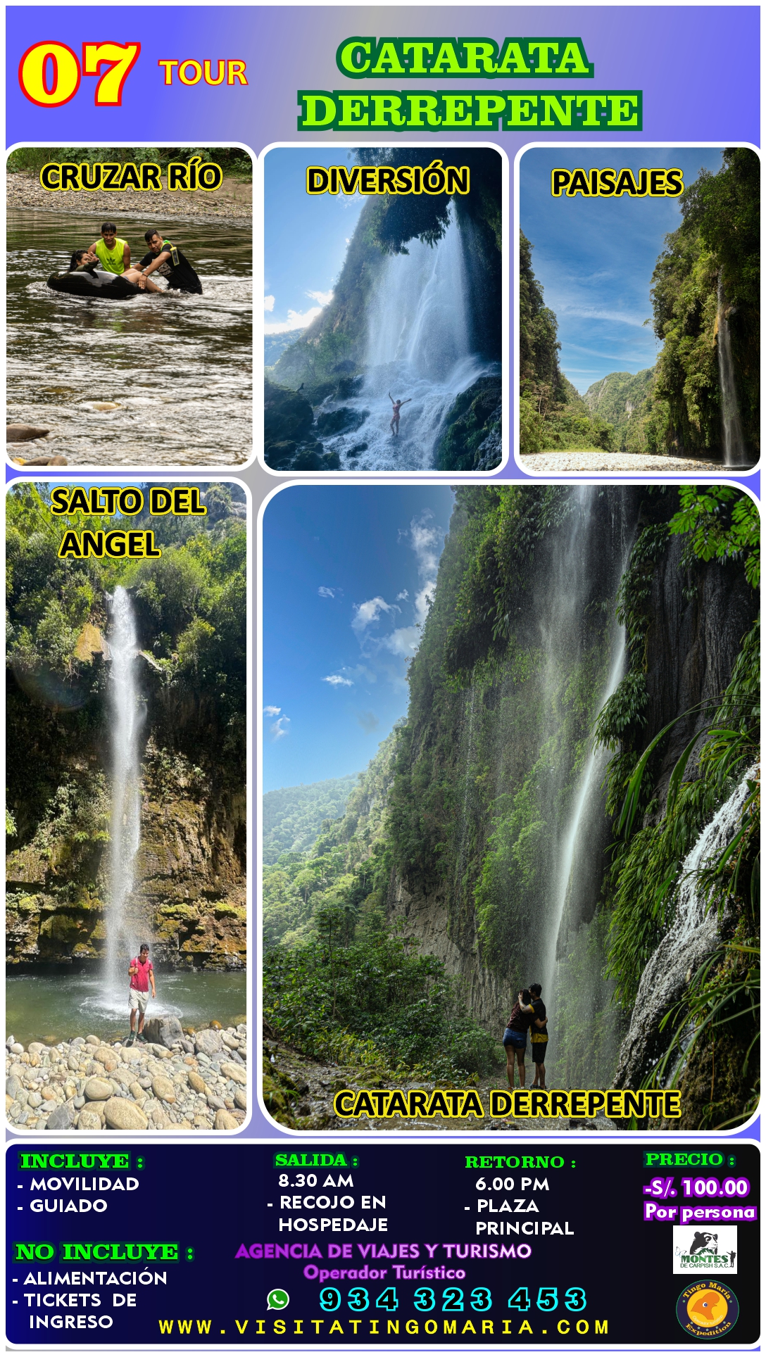 TOUR CATARATA DERREPENTE